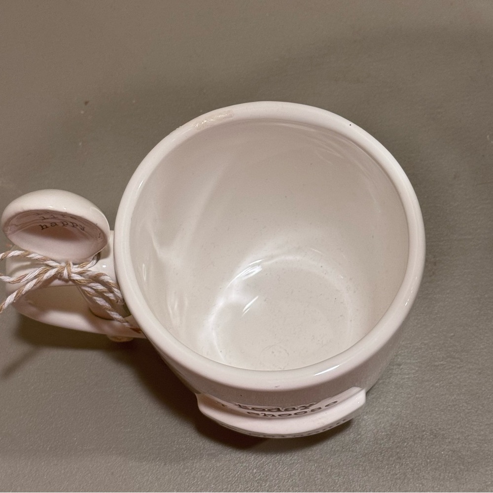 MUD PIE Hot Cocoa Mug with with Inspirational Quote and Spoon - Picture 3 of 5